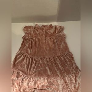 NEW with Tags • GAP Toddler Girl Dress • Crushed Velvet • Pink Ruffles • Boho